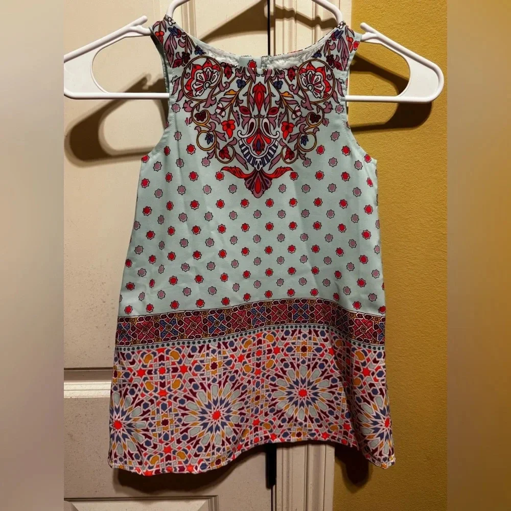 Oshkosh Genuine Kids Toddler Girls Sleeveless Dress Lined Sz 3T